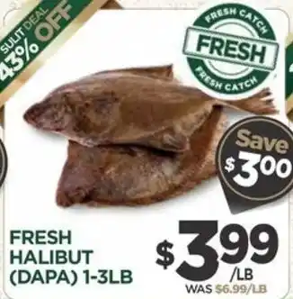 Fresh Halibut (Dapa)