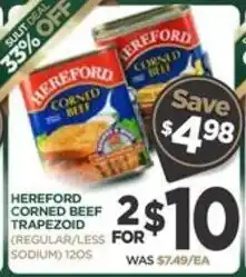 Island Pacific Market Hereford corned beef trapezoid offer