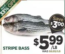 Island Pacific Market Stripe Bass offer