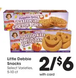 Fry's Little Debbie Snacks offer
