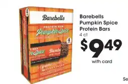 Fry's Barebells pumpkin spice protein bars offer