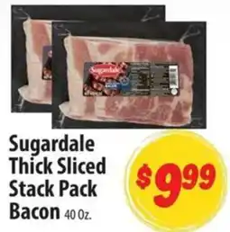 Food Giant Sugardale thick sliced stack pack bacon offer