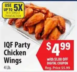 Food Giant IQF Party Chicken Wings offer
