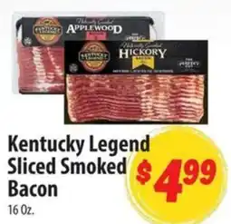 Food Giant Kentucky Legend Sliced Smoked Bacon offer