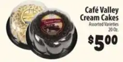 Food Giant Cafe Valley cream cakes offer