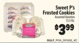 Food Giant Sweet P's Frosted Cookies offer