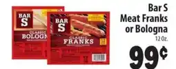 Food Giant Bar S meat franks or bologna offer