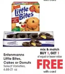 Metro Market Entenmanns Little Bites, Cakes or Donuts offer