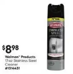 Lowe's Weiman Products Stainless Steel Cleaner offer