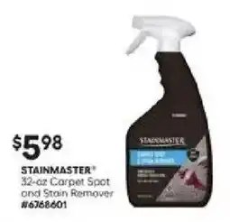 Lowe's Stainmaster carpet spot and stain remover offer