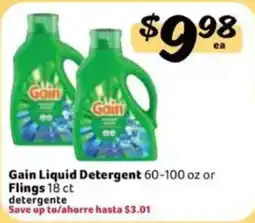 Fresco y Más Gain liquid detergent offer