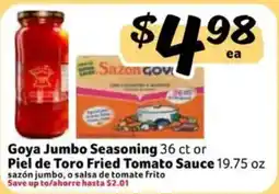 Fresco y Más Goya Jumbo Seasoning offer
