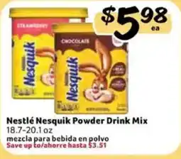 Fresco y Más Nestlé Nesquik Powder Drink Mix offer