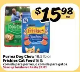 Fresco y Más Purina Dog Chow or Friskies Cat Food offer