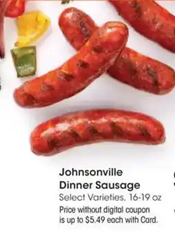 Fry's Johnsonville dinner sausage offer
