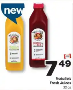Weis Markets Natalie's Fresh Juices offer