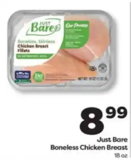 Weis Markets Just Bare Boneless Chicken Breast offer