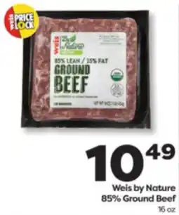 Weis Markets Weis by Nature Ground Beef offer