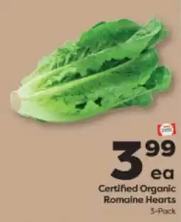 Weis Markets Certified Organic Romaine Hearts offer