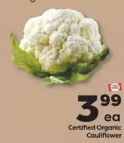 Weis Markets Certified Organic Cauliflower offer