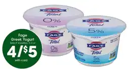 Metro Market Fage Greek Yogurt offer