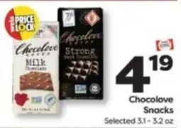 Weis Markets Chocolove Snacks offer