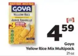 Weis Markets Goya yellow rice mix multipack offer