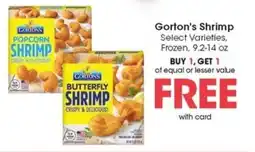 Metro Market Gorton's Shrimp offer