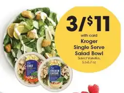 Metro Market Kroger Single Serve Salad Bowl offer