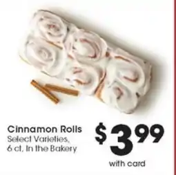 Metro Market Cinnamon Rolls offer