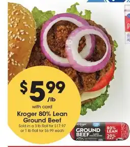 Metro Market Kroger ground beef offer