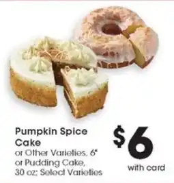 Metro Market Pumpkin Spice Cake offer