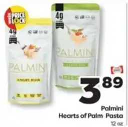 Weis Markets Palmini hearts of palm pasta offer