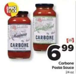 Weis Markets Carbone pasta sauce offer