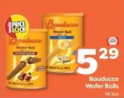 Weis Markets Bauducco Wafer Rolls offer