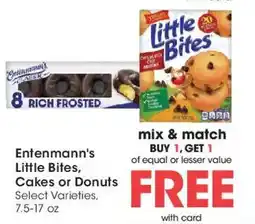 Fry's Entenmann's Little Bites, Cakes or Donuts offer
