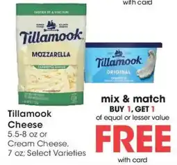 Fry's Tillamook Cheese offer