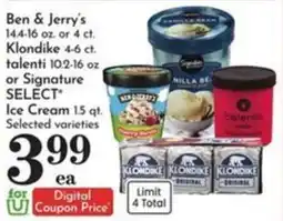 Pavilions Ben & Jerry's Ice Cream offer