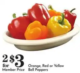 Pavilions Bell Peppers offer