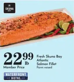 Pavilions Fresh Skuna Bay Atlantic Salmon Fillet offer