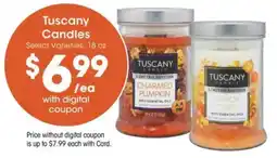 Fry's Tuscany candles offer