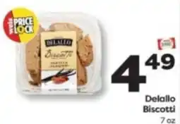 Weis Markets Delallo Biscotti offer