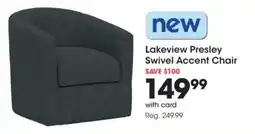 Fred Meyer Lakeview Presley Swivel Accent Chair offer