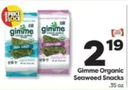 Weis Markets Gimme Organic Seaweed Snacks offer
