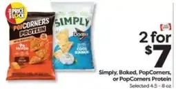 Weis Markets Simply, Baked, PopCorners, or PopCorners Protein offer