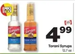 Weis Markets Torani Syrups offer