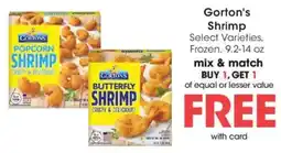 Fry's Gorton's Shrimp offer