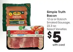 Fry's Simple Truth Bacon offer