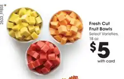 Fry's Fresh Cut Fruit Bowls offer