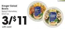 Fry's Kroger salad bowls offer